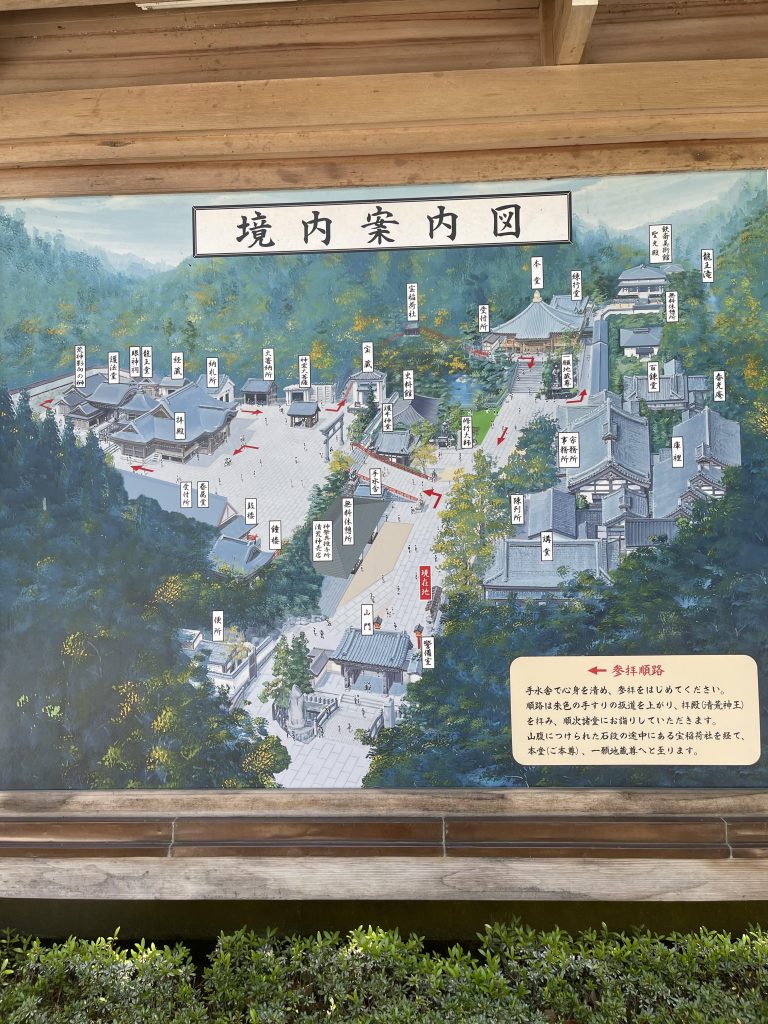 境内案内図
Temple grounds guide map